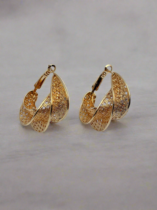 Prekese Fruit Inspired Gold Hoop Earrings | DOLA Soft