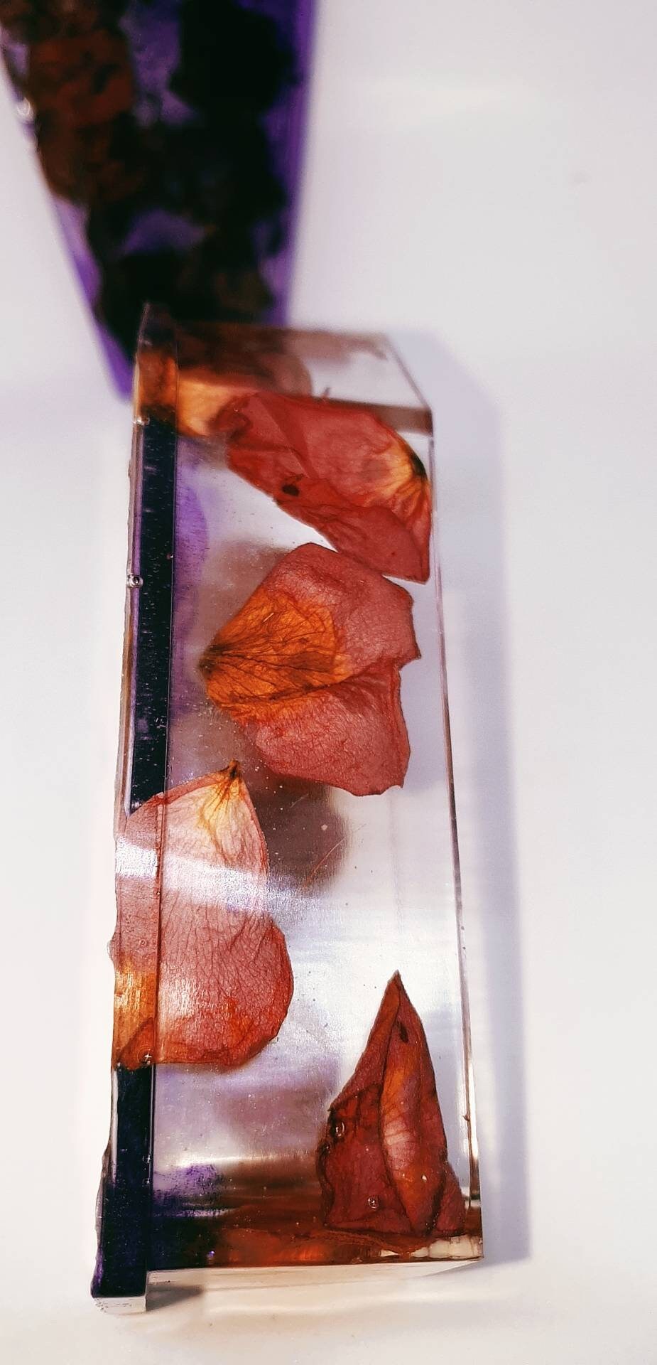 Pink Coffin Shaped Resin Jewelry Box by DOLA