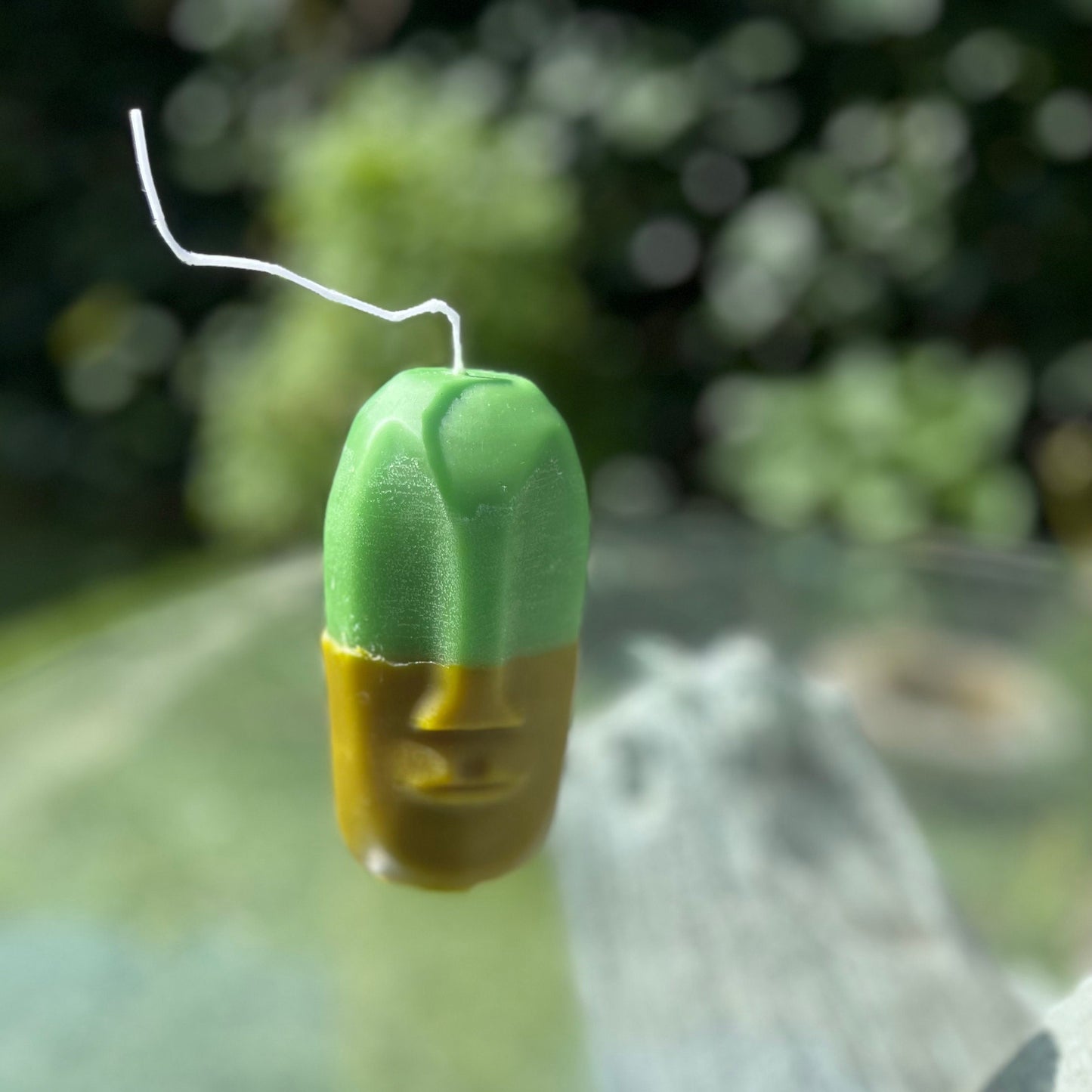 Candle moaiish Decorative Beeswax by DOLA