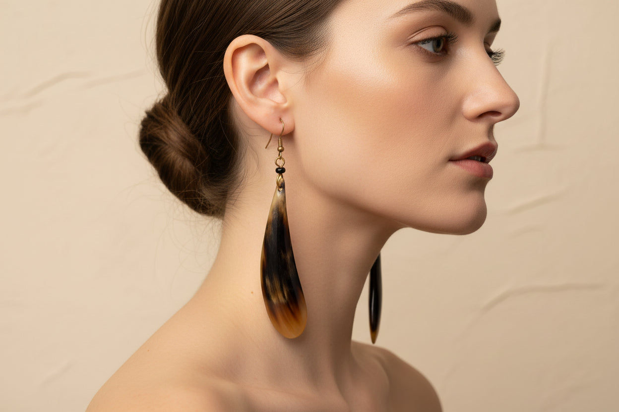 Sea Shell Drop Earrings – Handcrafted Natural Jewelry | DOLA Soft