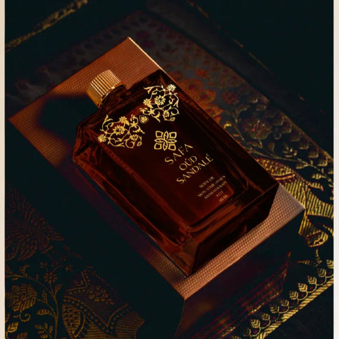SAFA Oud Sandalé Oil – 100% Pure, Cold-Pressed Botanical Luxury for Skin, Hair & Nails | DOLA Soft