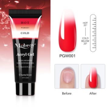 Temperature Changing Builder Poly Nail Extension Gel by DOLA