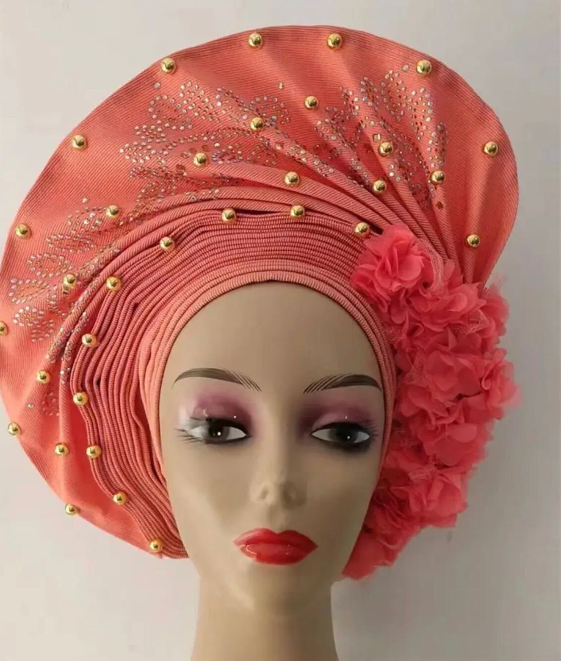 West-African Aso-Oke Pre-tied Autogele by DOLA