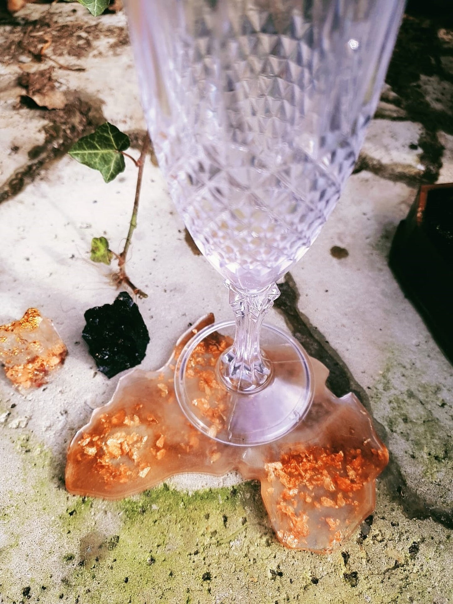Handmade Resin Art Coasters - Cute Africa by DOLA