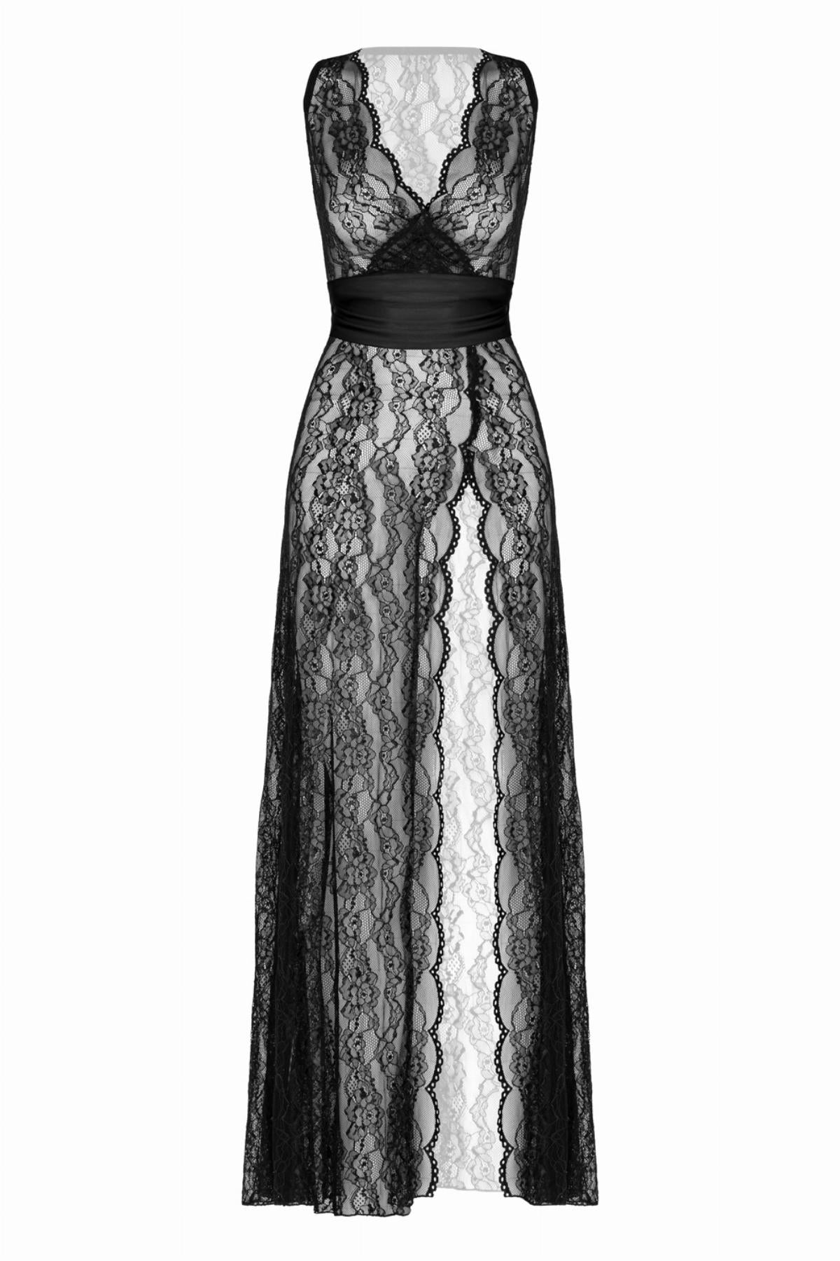Black Lace Dress – Elegant & Sexy “Beautiful Nightmare” Evening Look | DOLA Soft