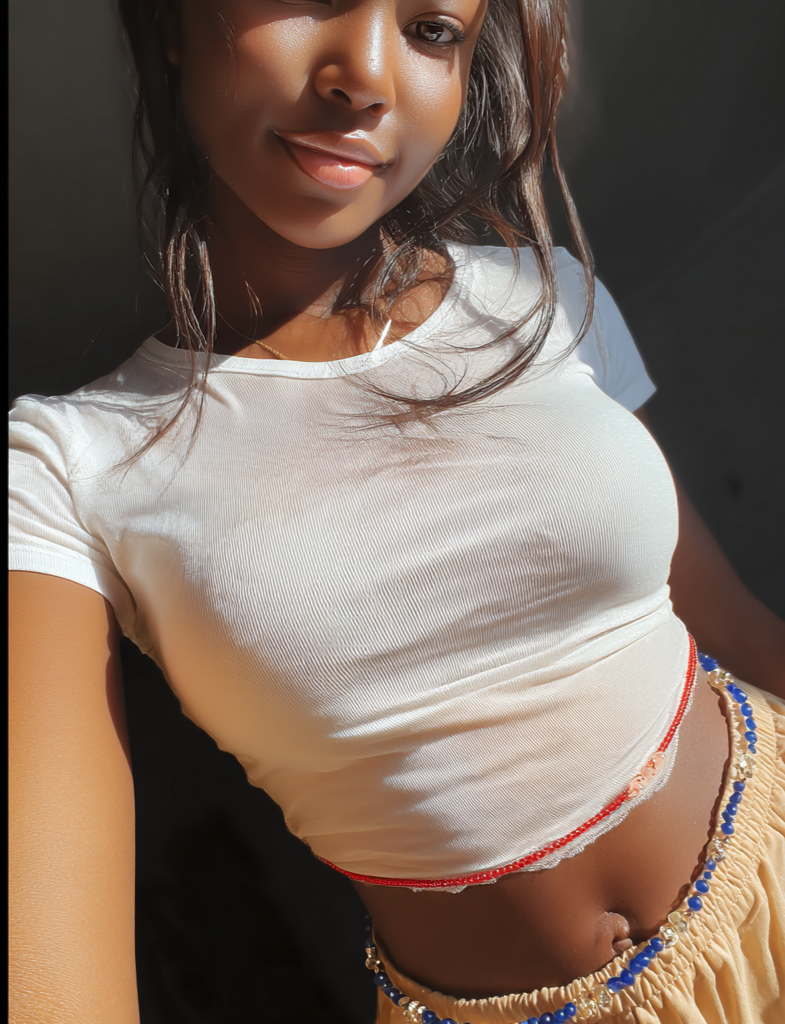 waistbeads / ahwenneɛ (Yellow translucent / red)