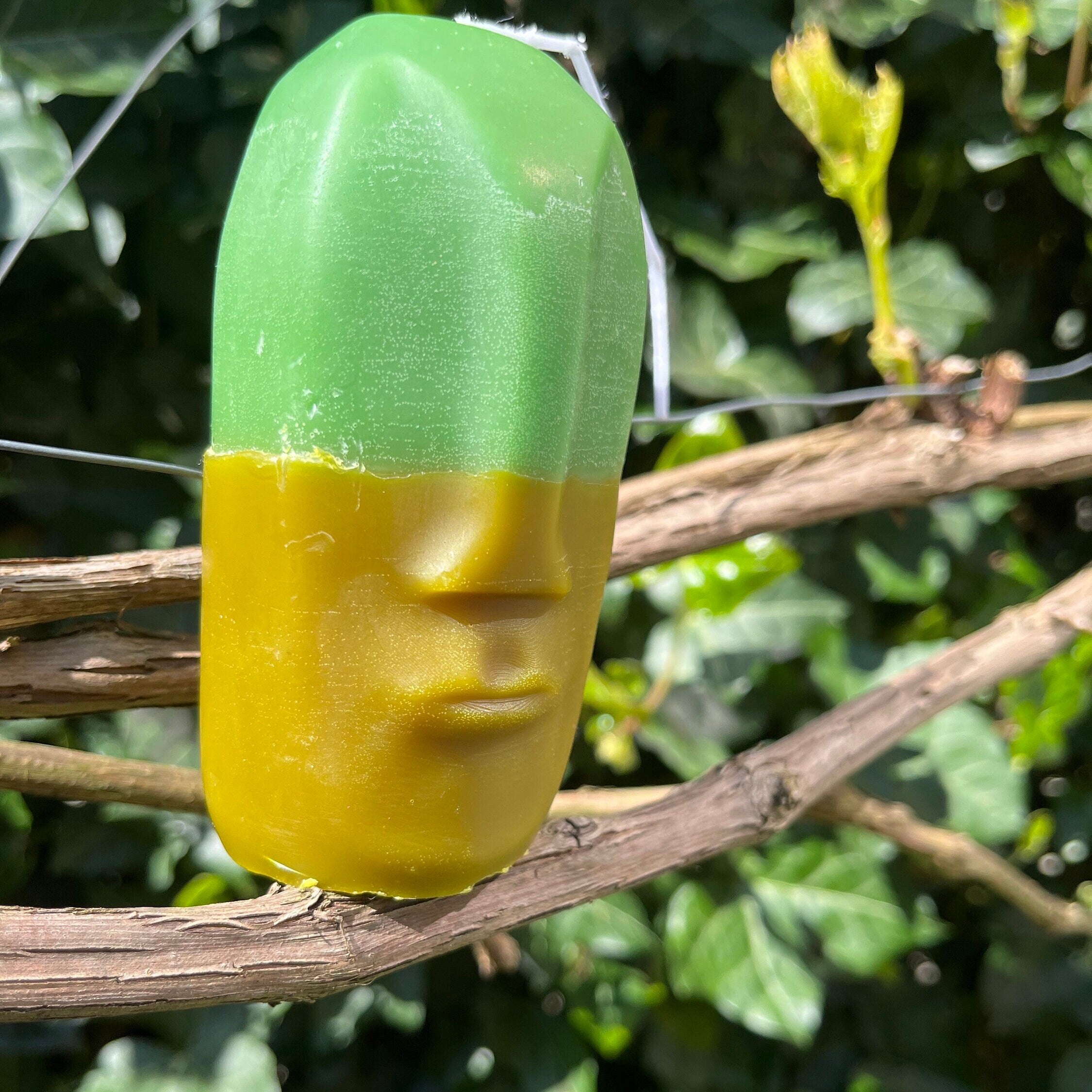 Candle moaiish Decorative Beeswax by DOLA