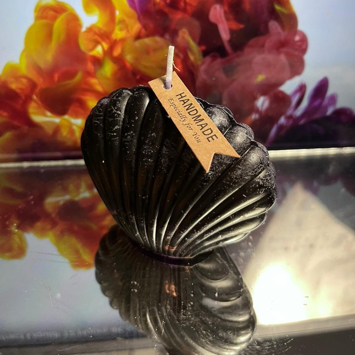 Luxury Handmade Seashell Beeswax Candle – Natural Decorative Candle | DOLA Soft