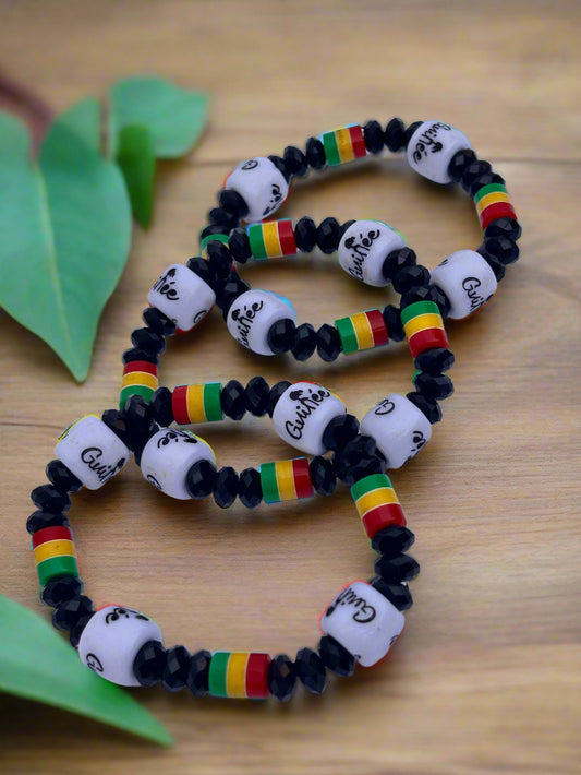 Recycled African Bracelet | Rasta Beads Jewelry | DOLA Soft
