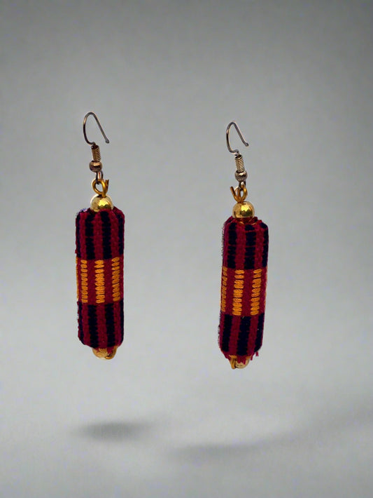 DOLA Soft Kente Cloth Jewelry Set – Necklace + Earrings + Bracelet