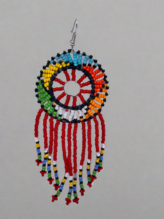 Boho Afrocentric Earrings – Handmade Tribal Statement Jewelry for Women | DOLA Soft