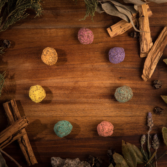 ✨ Chakra Healing Bath Ball Set — 7 Days of Balance & Self-Care ✨ | DOLA Soft