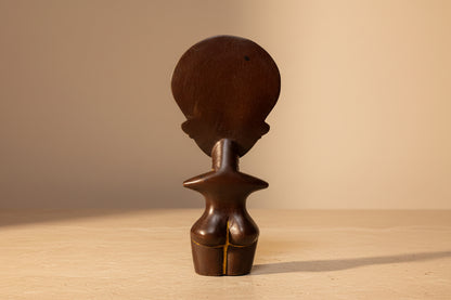 Akuaba Curvy Doll – Hand-Carved African Fertility Figure