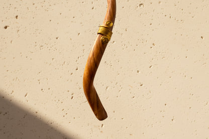 West African Wooden Vertical Earrings – Handcrafted Jewelry | DOLA Soft