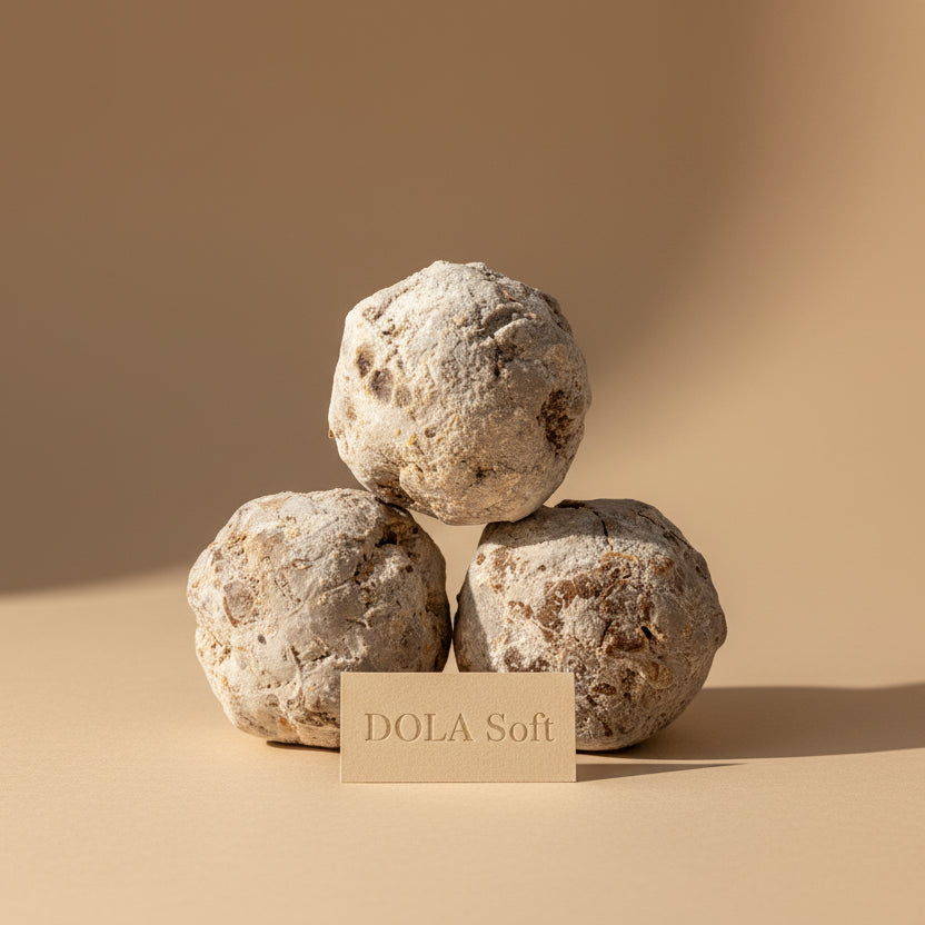 West African White Cleansing Soap Balls — Gentle & Purifying | DOLA Soft