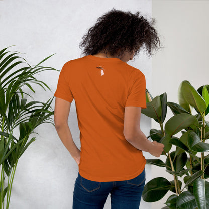 Unisex t-shirt - large bamboo earing gyal by DOLA