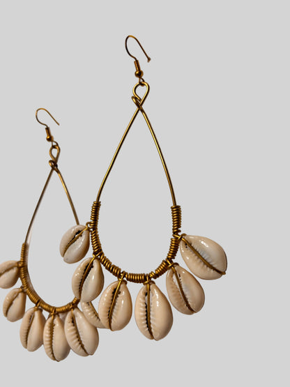 Cowrie Shell Earrings II  | DOLA Soft