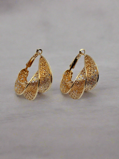 Prekese Fruit Inspired Gold Hoop Earrings | DOLA Soft