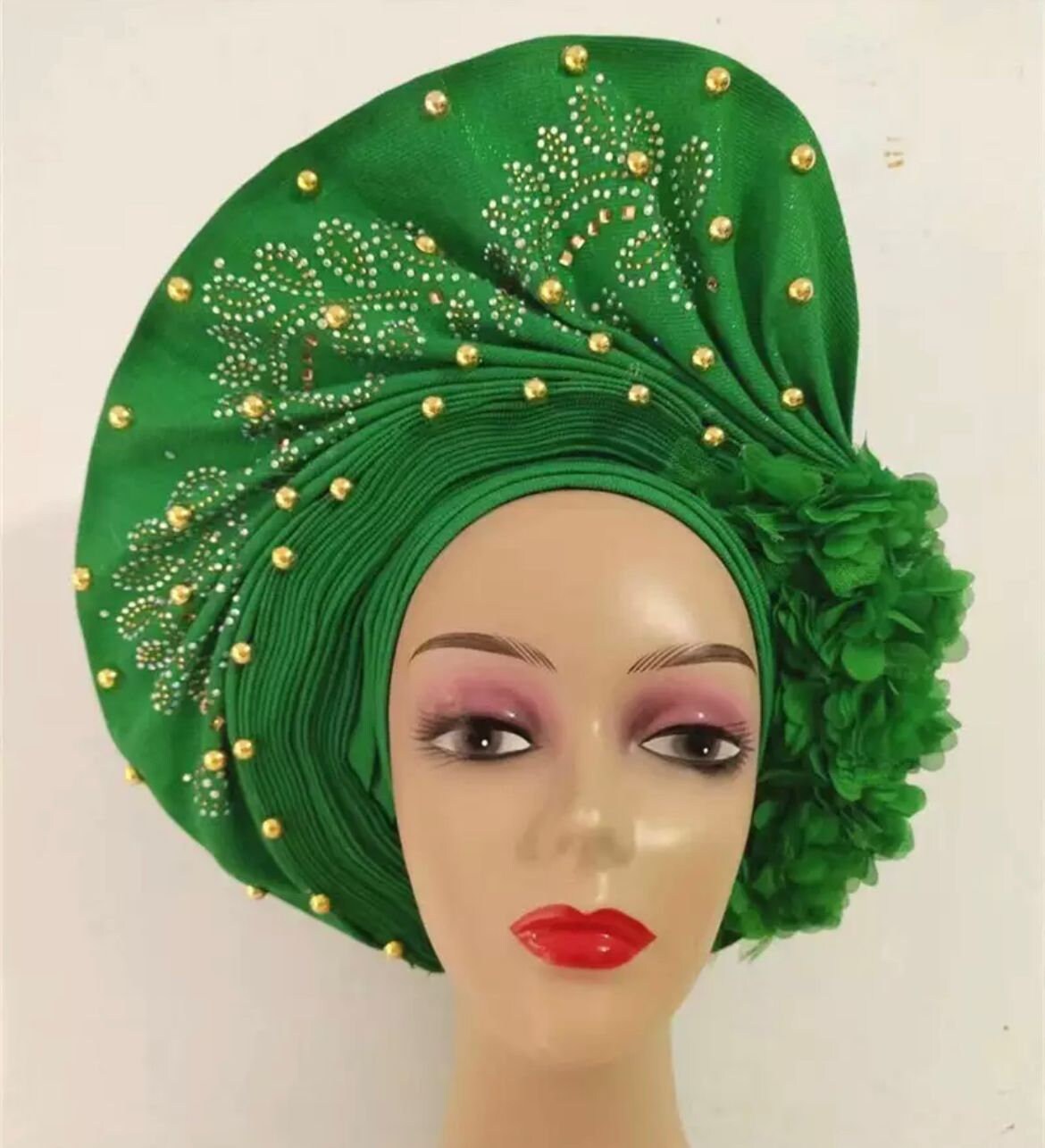 West-African Aso-Oke Pre-tied Autogele by DOLA