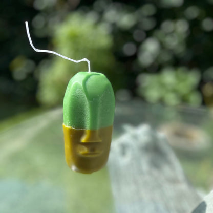 Candle  moaiish  Decorative Beeswax  by DOLA