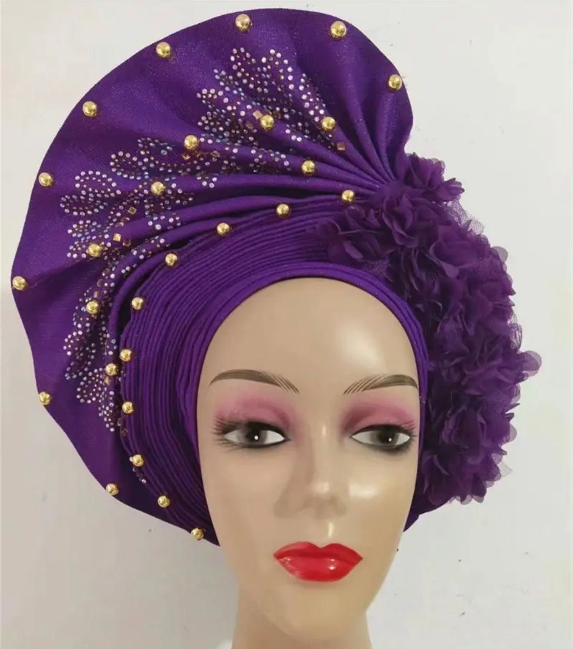 West-African Aso-Oke Pre-tied Autogele by DOLA