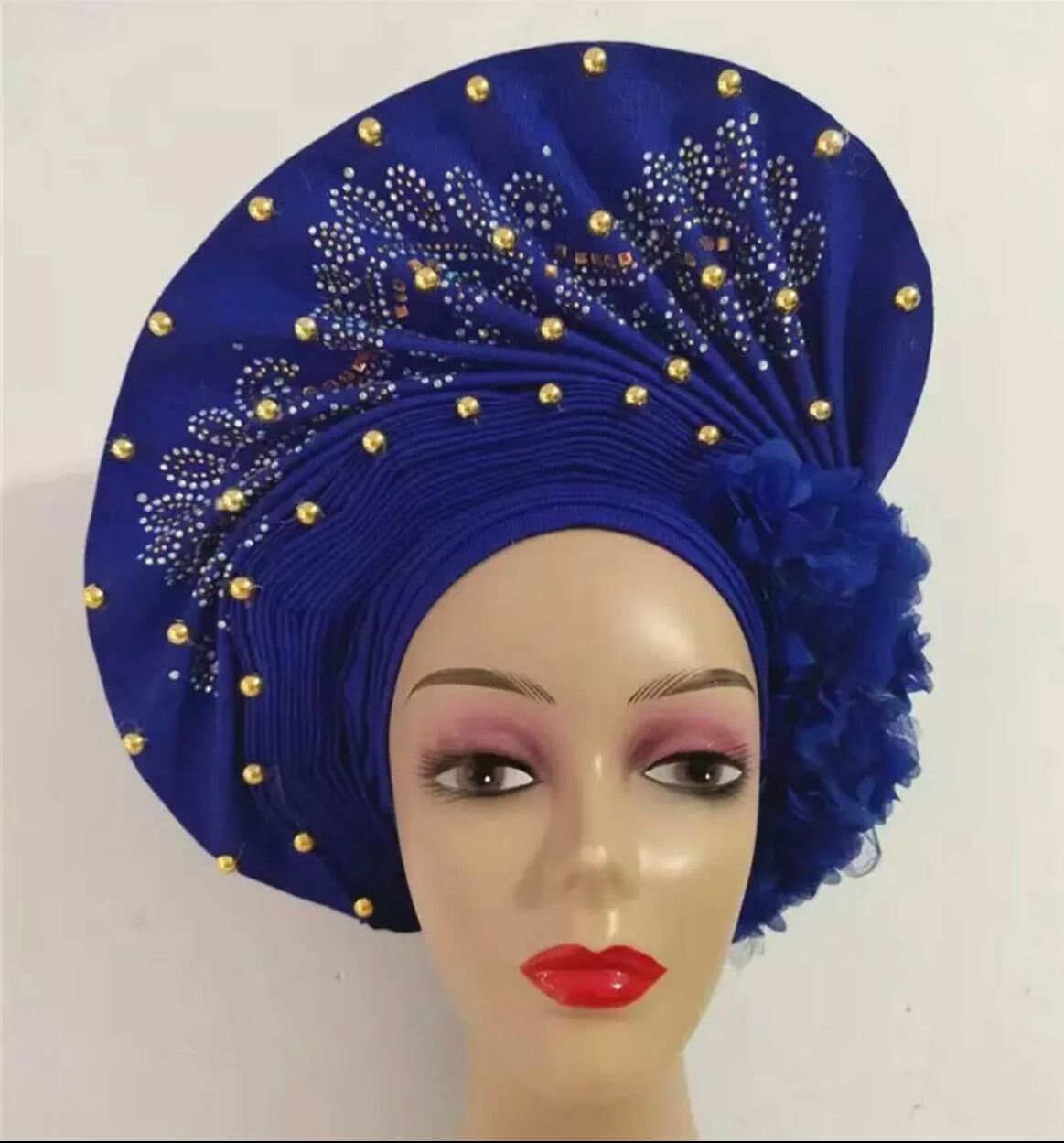 West-African Aso-Oke Pre-tied Autogele by DOLA