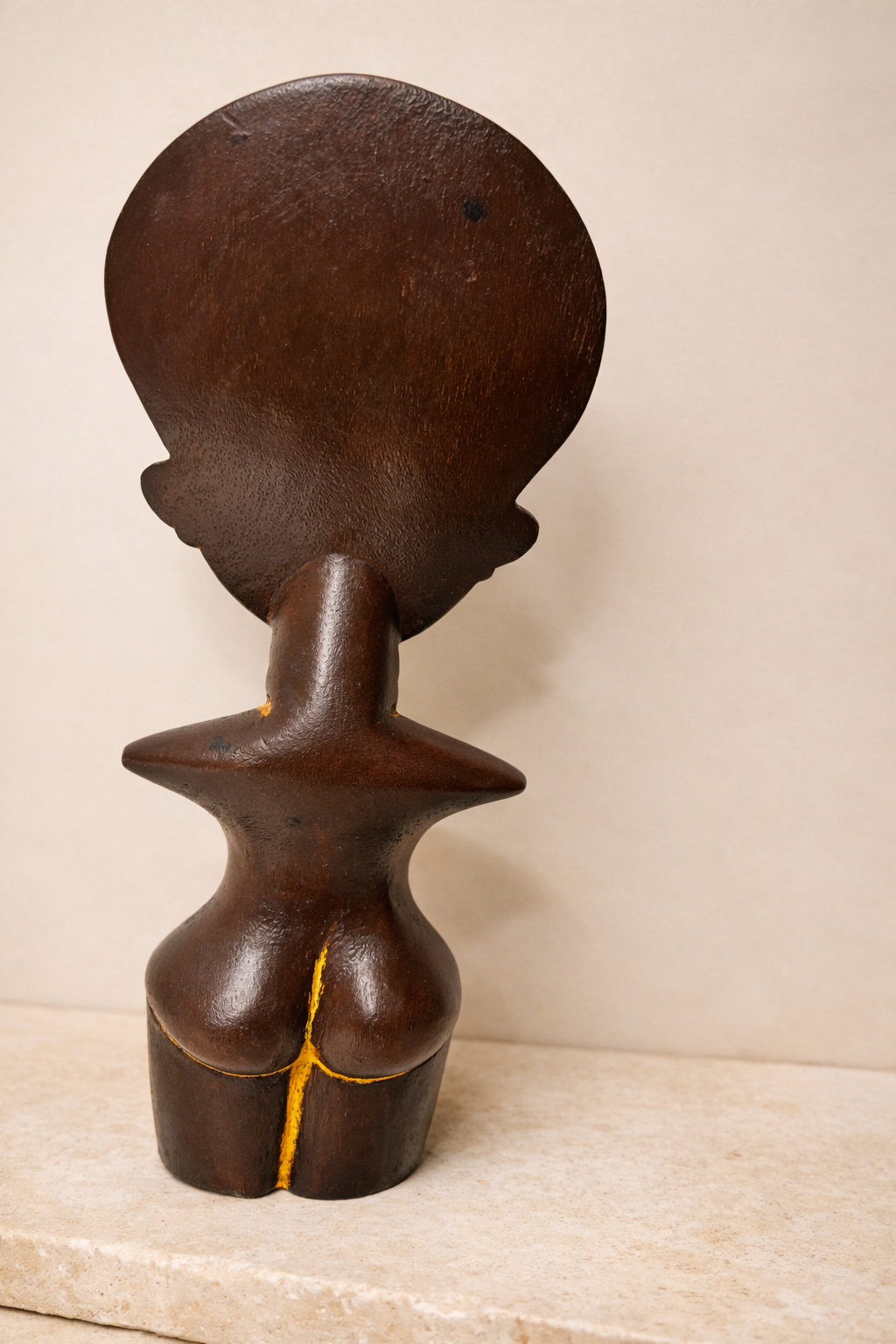 Akuaba Curvy Doll – Hand-Carved African Fertility Figure