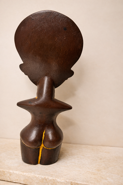Akuaba Curvy Doll – Hand-Carved African Fertility Figure