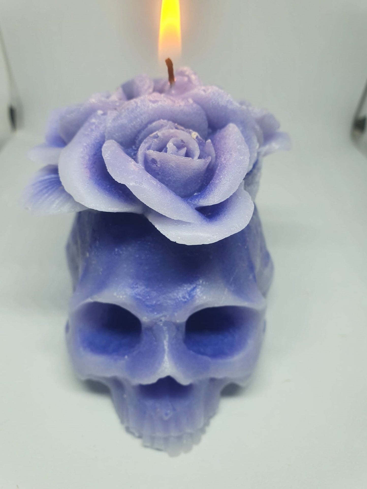 Candle decorative  Rose Skull Beeswax by DOLA