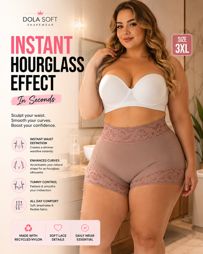 Lace Body Shaper Panty | Tummy Control & Butt Lift Brief