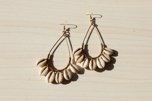 Cowrie Shell Earrings II  | DOLA Soft
