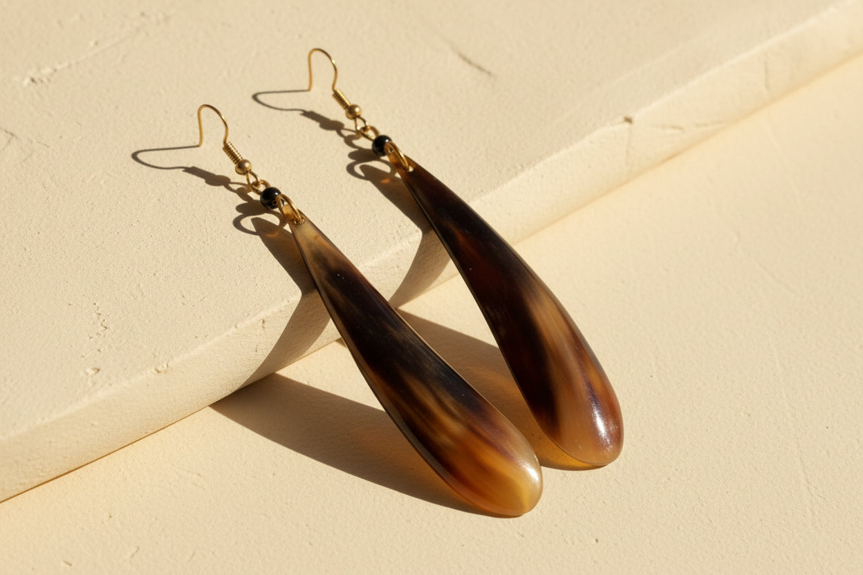 Sea Shell Drop Earrings – Handcrafted Natural Jewelry | DOLA Soft