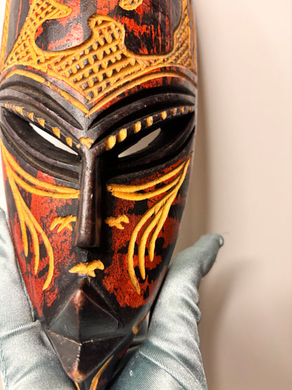 African Wooden Mask – Traditional Wall Art | DOLA Soft