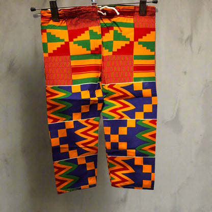 Boys African Kente Ankara Two piece Set | Traditional Kids Wear | DOLA Bazaar