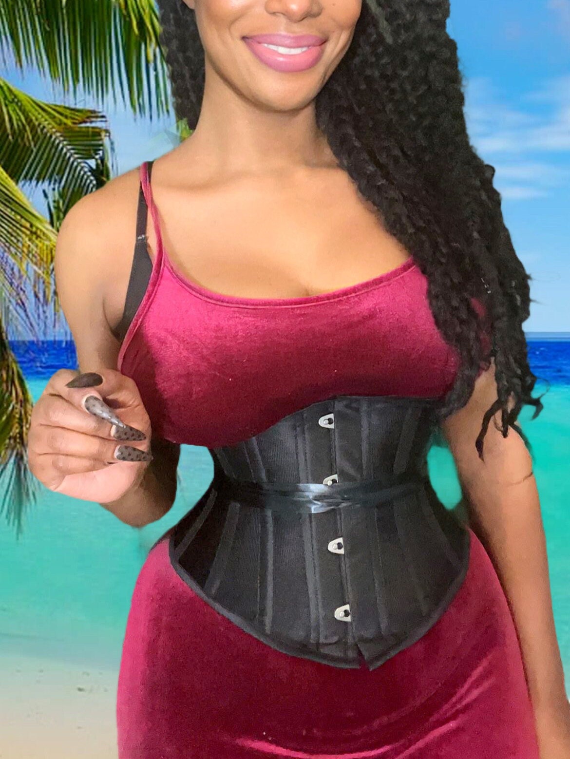 Underbust Waist Training Corset | Tight-Lacing Waspie for Hourglass Figure | DOLA Soft