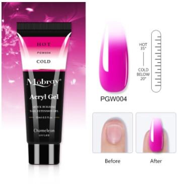 Temperature Changing Builder Poly Nail Extension Gel by DOLA