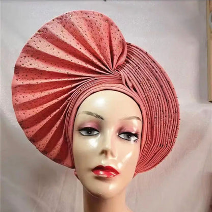 West-African Aso-Oke Pre-tied Autogele by DOLA