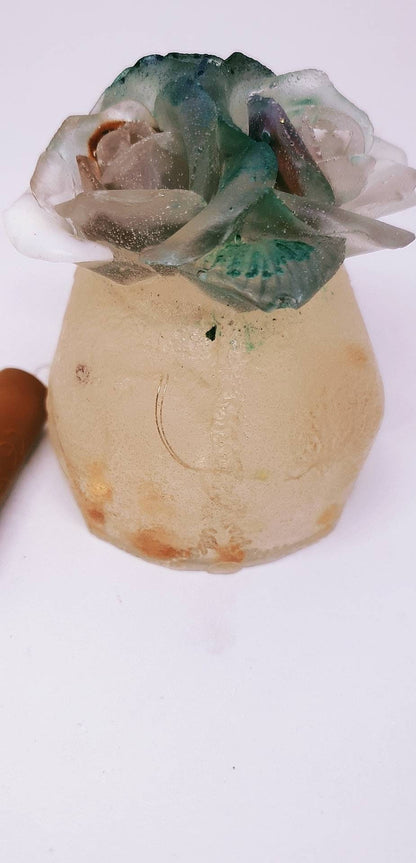 Custom Made Personalized Resin Art Skull Night Lamp by DOLA