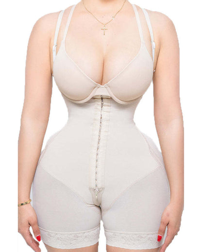 Faja BBL High-Quality Shaping ,,drawstring Anti-Cellulite Body Shaper with Hooks