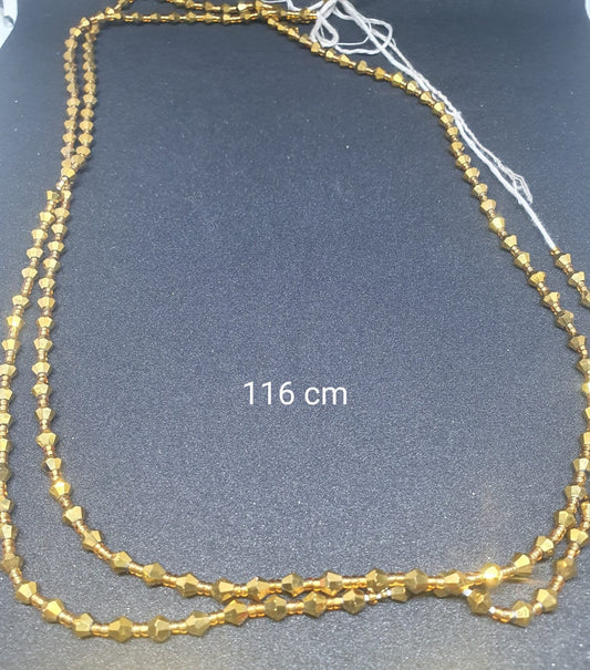 Ghana waistbeads / ahwenneɛ (Gold )