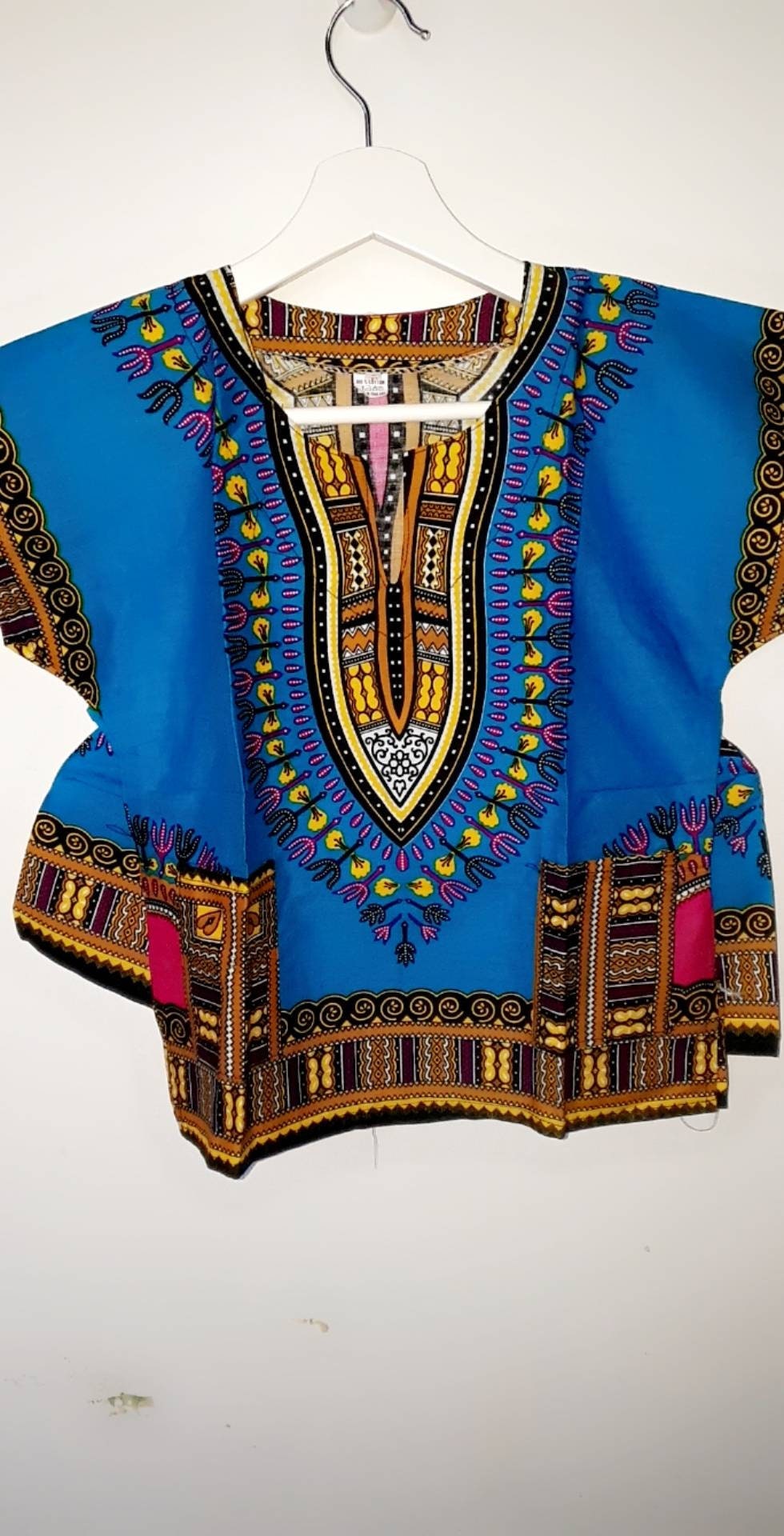 West African Traditional Unisex Dashiki Shirt and Shorts for Kids (1 to 9 years) by DOLA