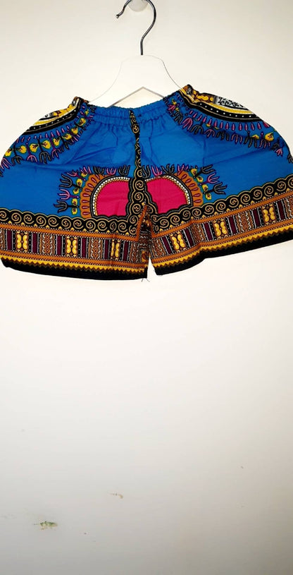 West African Traditional Unisex Dashiki Shirt and Shorts for Kids (1 to 9 years) by DOLA