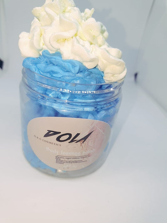 Mild Foaming Blue Colored Scrub Soap (200 ml) by DOLA