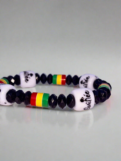 Recycled African Bracelet | Rasta Beads Jewelry | DOLA Soft