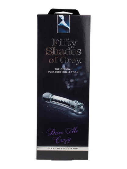 Fifty Shades – Drive Me Crazy Glass Massage Wand | Luxury G-Spot Toy