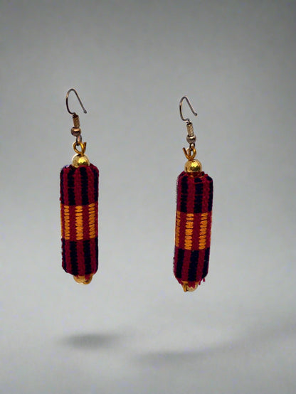 DOLA Soft Kente Cloth Jewelry Set – Necklace + Earrings + Bracelet